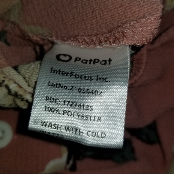 Pat Pat Floral Bodysuit Baby Girl Size 12-18 Months - Picture 5 of 6